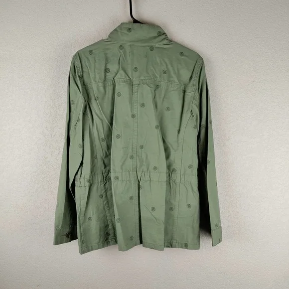 Talbots olive green cargo / utility jacket - Picture 4 of 4